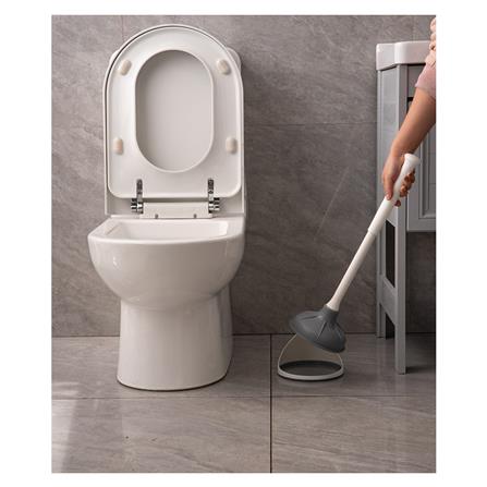 ยางปั๊มแก้ท่อตันพร้อมฐาน ACCO NAMI สีขาว_4