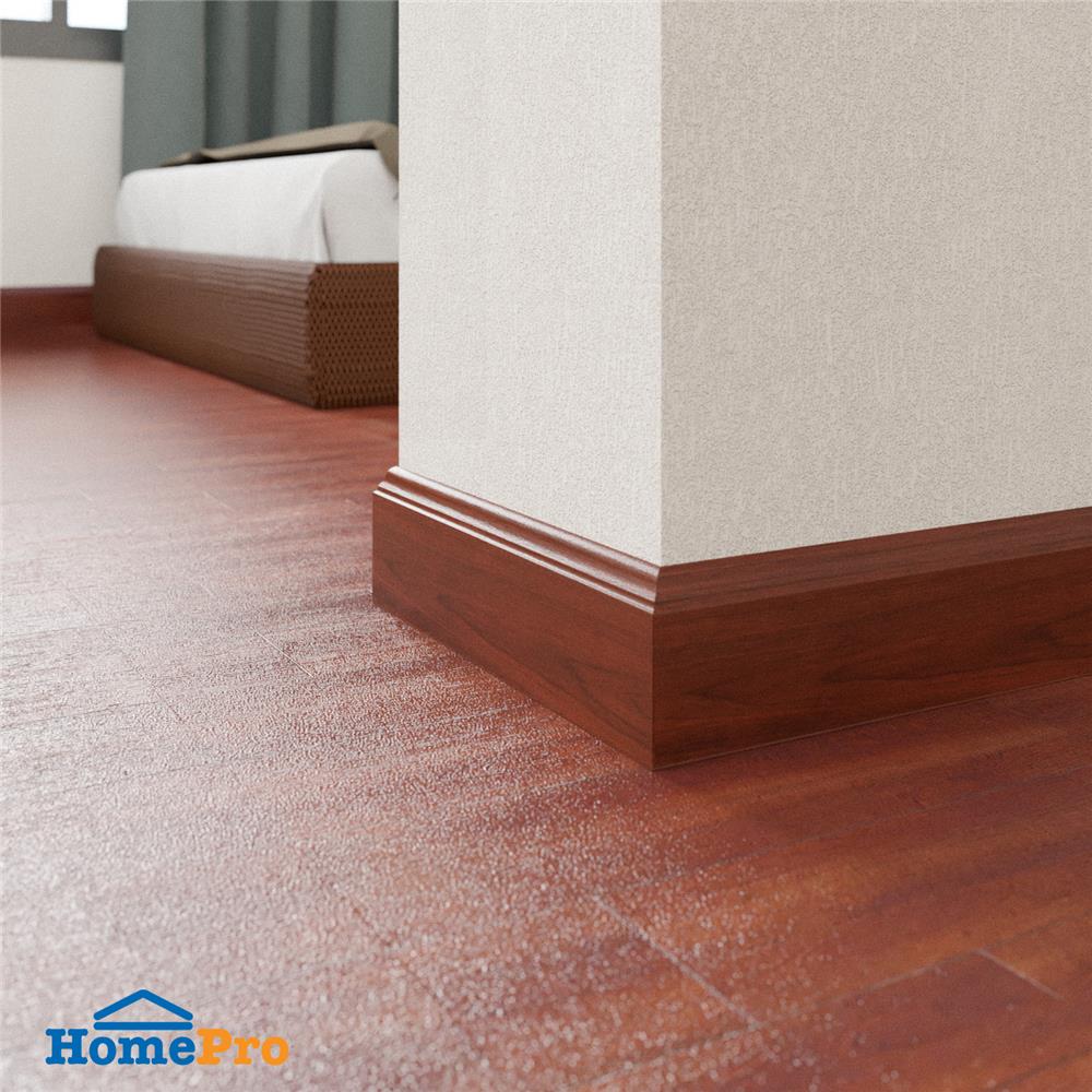 บัวพื้นPS CROBERN-4001 10x300x1.5 ซม. สีสัก