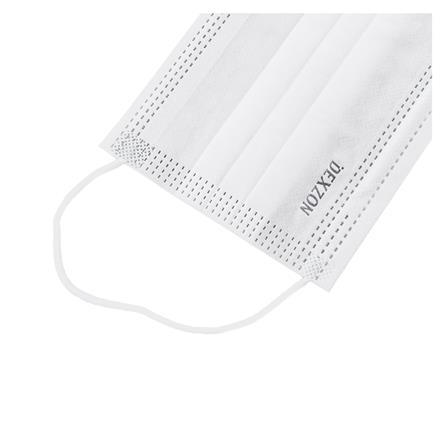 หน้ากากอนามัยการแพทย์ DEXZON KIDS สีขาว 10 ชิ้น_1