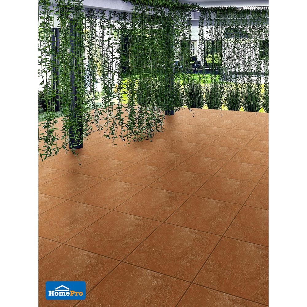 กระเบื้องพื้นพอร์ซเลน  16x16 นิ้ว COTTO ทาทูอิน เทอราคอตต้า PM 0.96M2