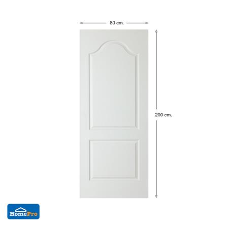 ประตูภายใน HDF AZLE สุโขทัย 2 ลูกฟัก 80X200 ซม. สีรองพื้น_5
