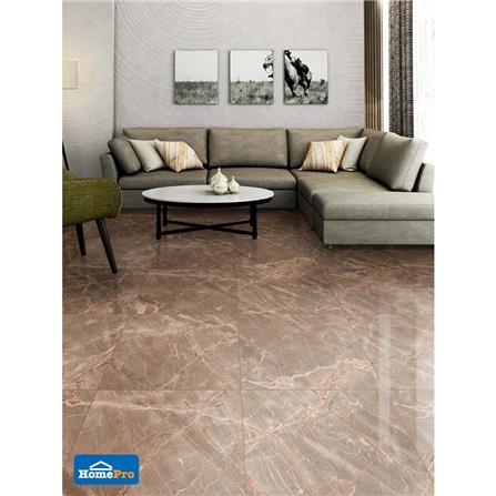 กระเบื้องพื้นพอร์ซเลน 60x60 ซม. TARA โรซาริค บราวน์ 1.44M2_5