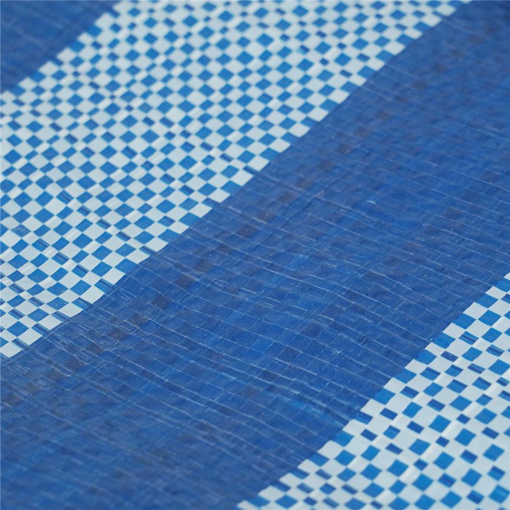 ผ้าใบรุ่นประหยัด SPRING 52 นิ้ว X 25 หลา สีฟ้า-ขาว