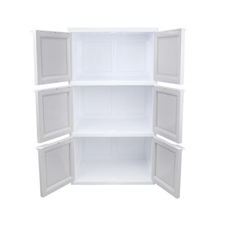 ตู้บานเปิด 3 ชั้น ME LIVING VID-3 70x50x121 ซม. สีเทา_2