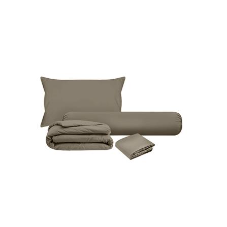 ชุดผ้าปูที่นอน 3.5 ฟุต 4 ชิ้น HOME LIVING STYLE CLINIC สีเทา_1