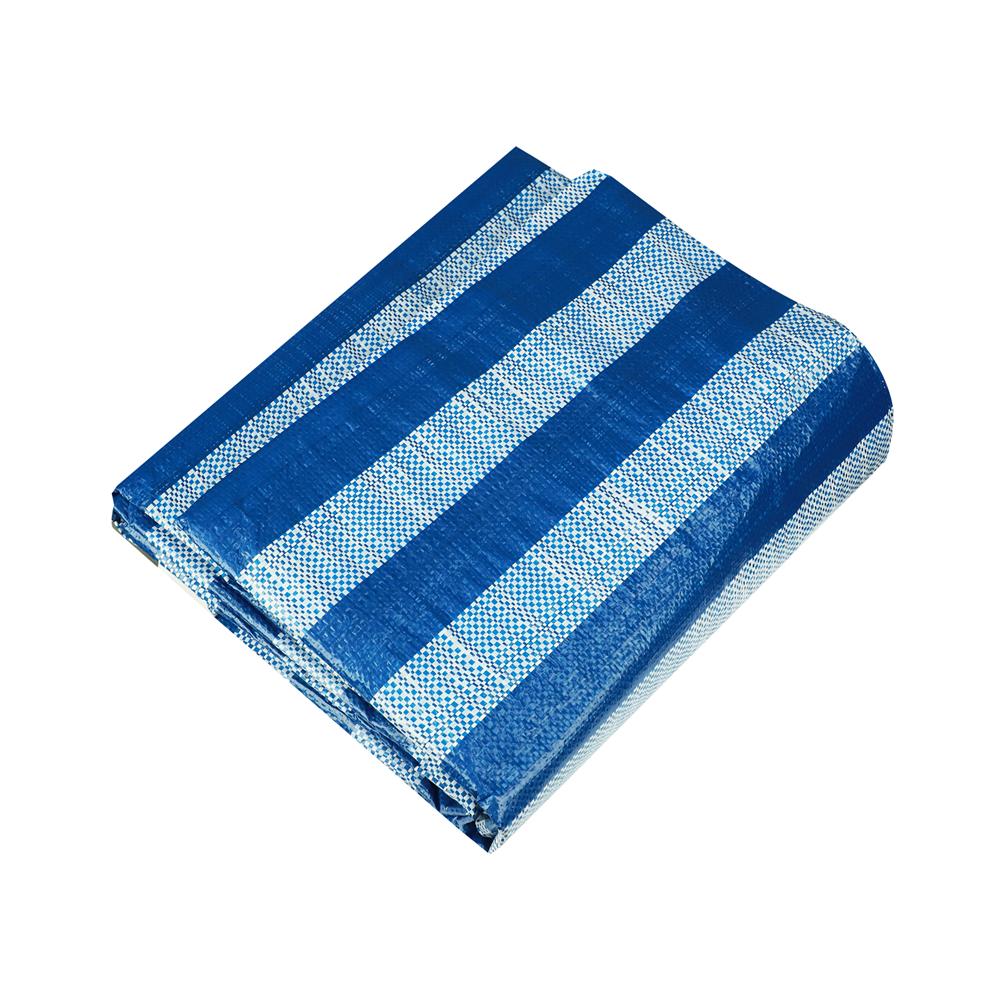 ผ้าใบรุ่นประหยัด SPRING 4X5 ม. สีฟ้า-ขาว