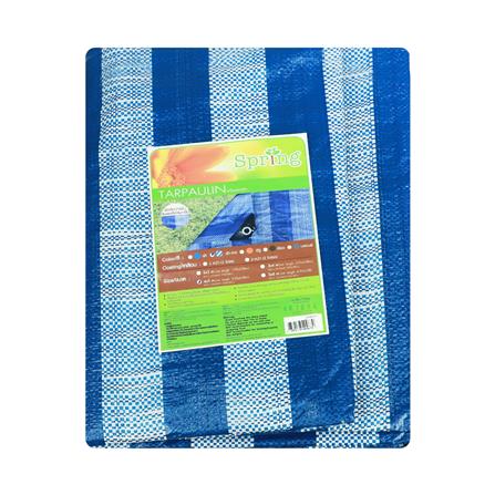 ผ้าใบรุ่นประหยัด SPRING 4X5 ม. สีฟ้า-ขาว_1