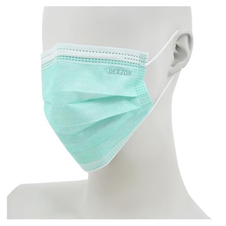 หน้ากากอนามัยการแพทย์ DEXZON สีเขียว 10 ชิ้น_3