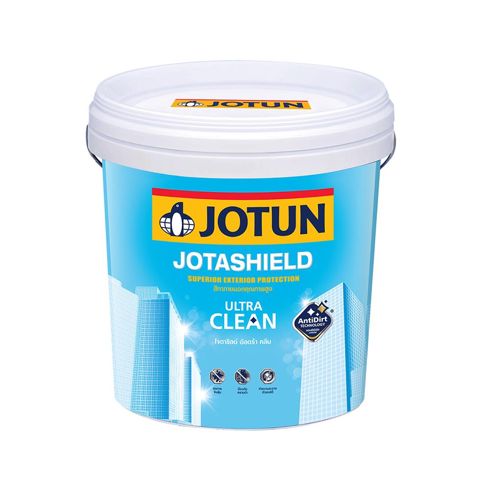 สีน้ำทาภายนอก JOTUN JOTASHIELD ULTRA CLEAN BASE C เนียน 9 ลิตร