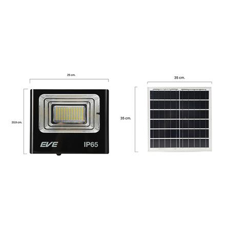 ไฟสปอทไลท์ SOLAR EVE 596122 60 วัตต์ WARMWHITE สีดำ_5