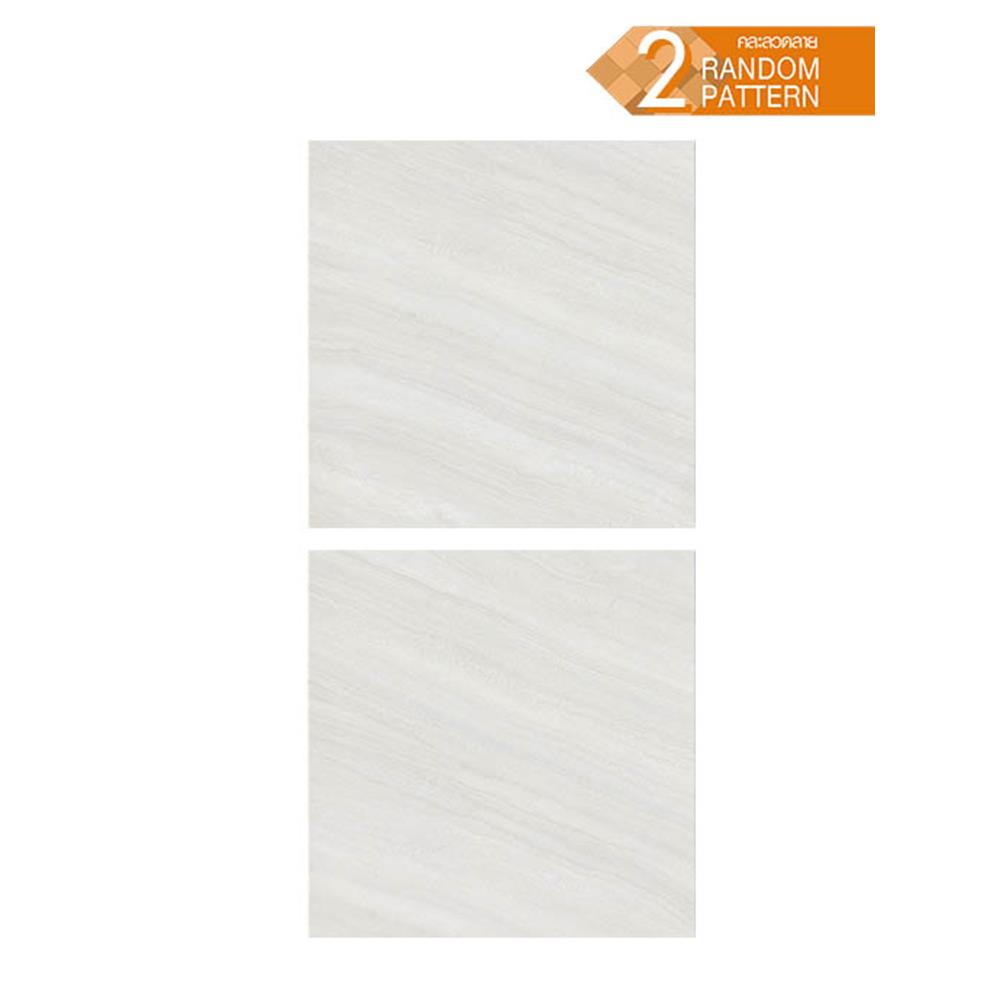 กระเบื้องพื้น 16x16 นิ้ว TARA ลิโอเน่ มาร์เบิ้ล ขาว PM 0.96M2