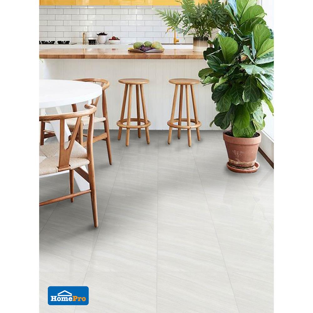 กระเบื้องพื้น 16x16 นิ้ว TARA ลิโอเน่ มาร์เบิ้ล ขาว PM 0.96M2