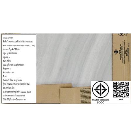 กระเบื้องพื้น 16x16 นิ้ว TARA ลิโอเน่ มาร์เบิ้ล เทา PM 0.96M2_7