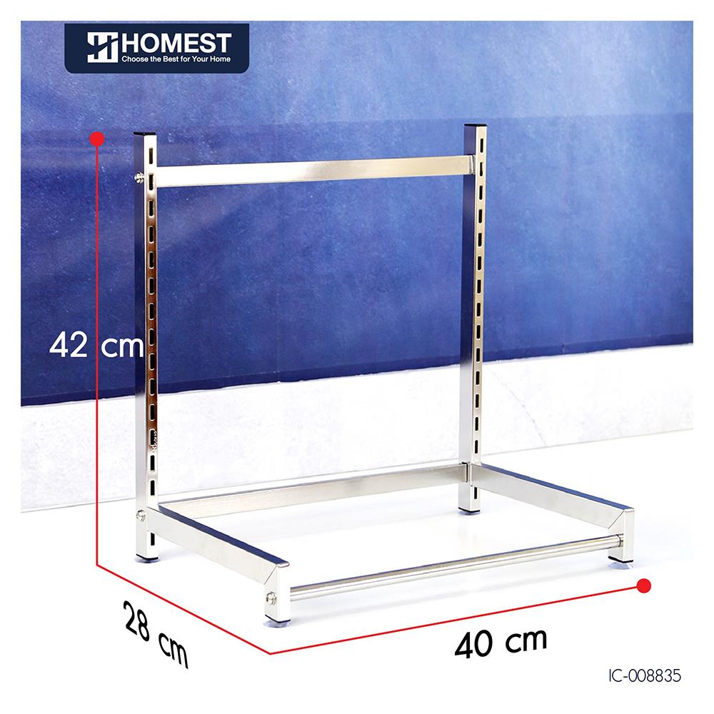 ชั้นคว่ำจานสเตนเลส 2 ชั้น HOMEST IC-008835