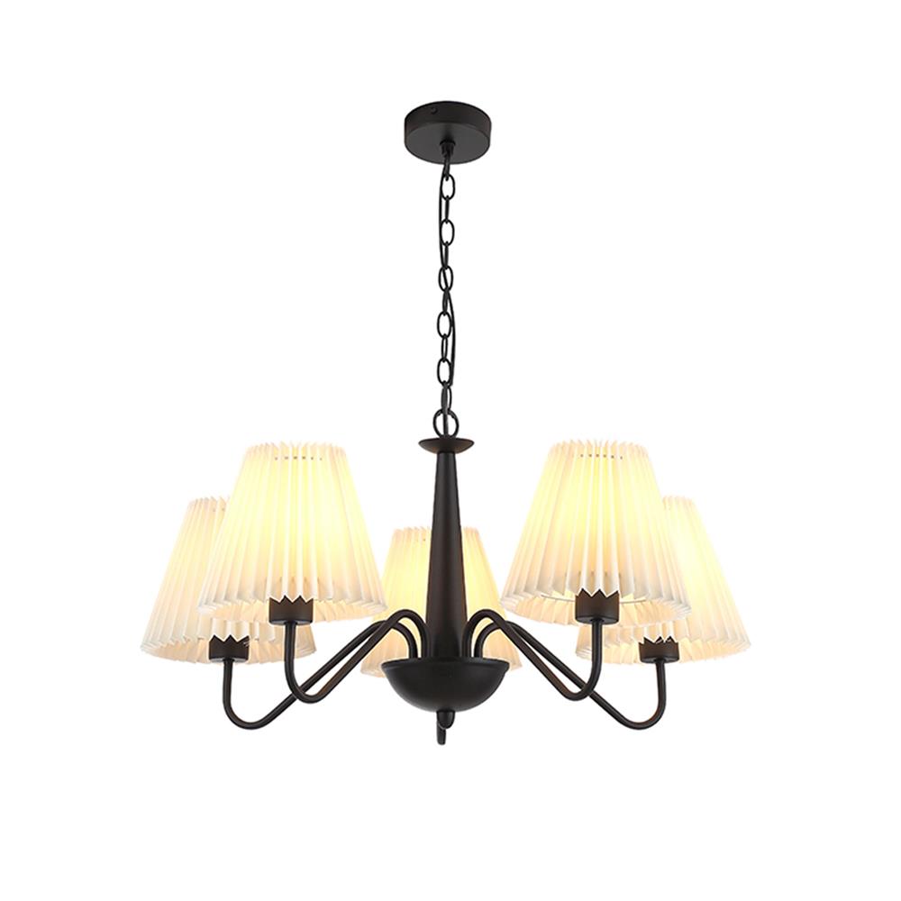 ไฟช่อ CARINI H10340-5 สีขาว/ดำ 5 หัว