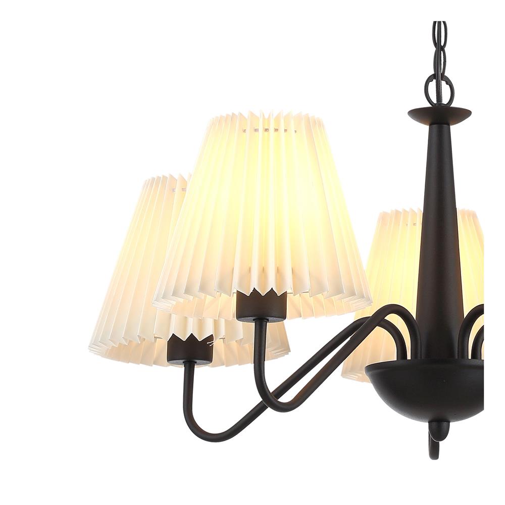 ไฟช่อ CARINI H10340-5 สีขาว/ดำ 5 หัว