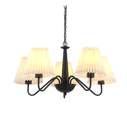 ไฟช่อ CARINI H10340-5 สีขาว/ดำ 5 หัว_1