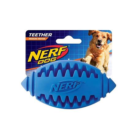 ของเล่นสุนัขฟุตบอลช่วยขัดฟัน NERF ไซซ์ M สีน้ำเงิน_1