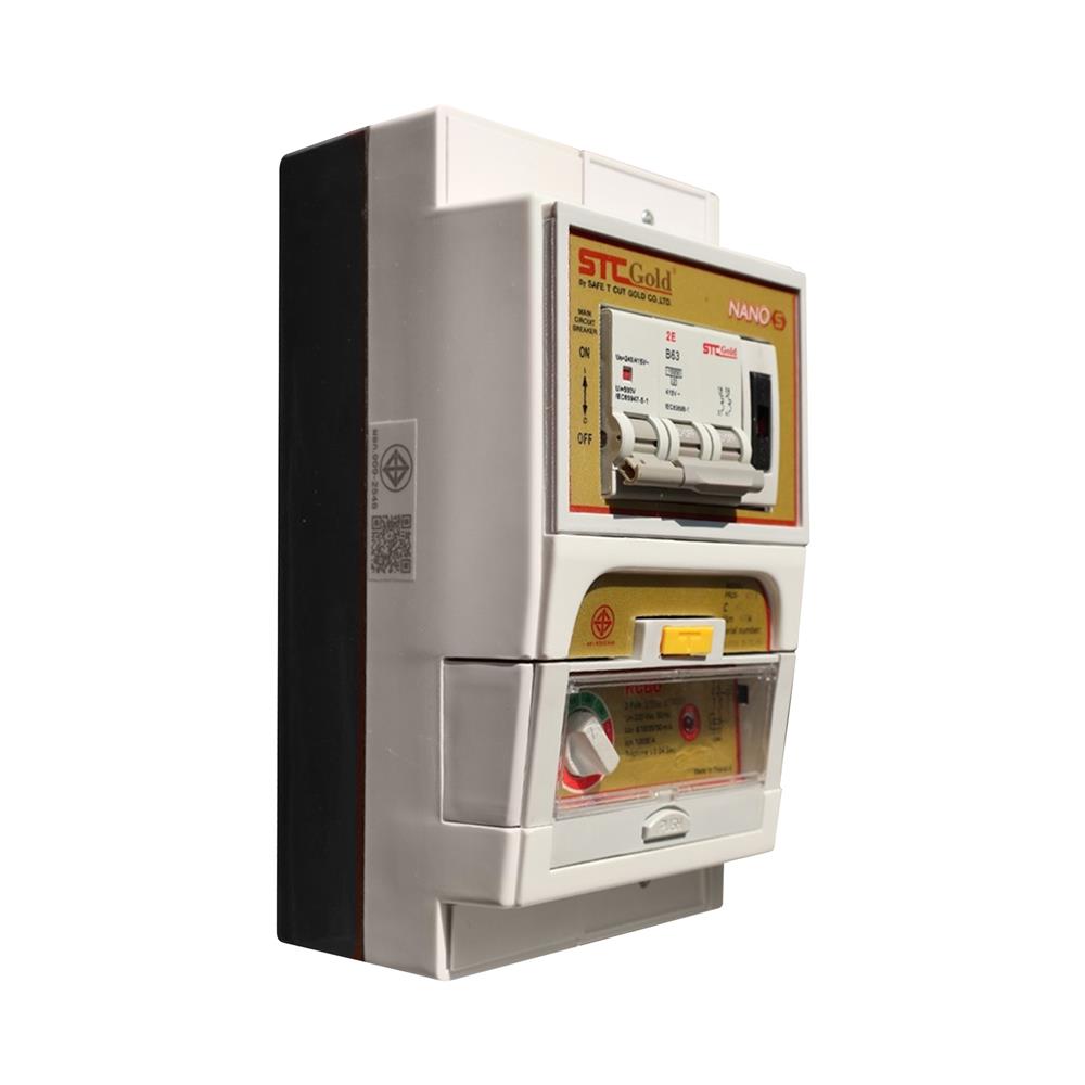 เครื่องตัดไฟ STC NANO S เมน 63 แอมป์+RCBO 63 แอมป์