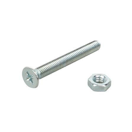 สกรูเกลียวมิลน็อต JF DEXZON 4X35 มม. 25 ตัว