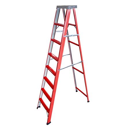 บันไดเคลือบสีแบบมีถาด MATALL 8 ขั้น