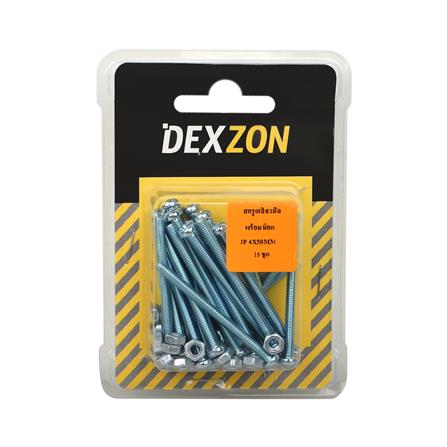 สกรูเกลียวมิลน็อต JP DEXZON 4X50 มม. 25 ตัว_1