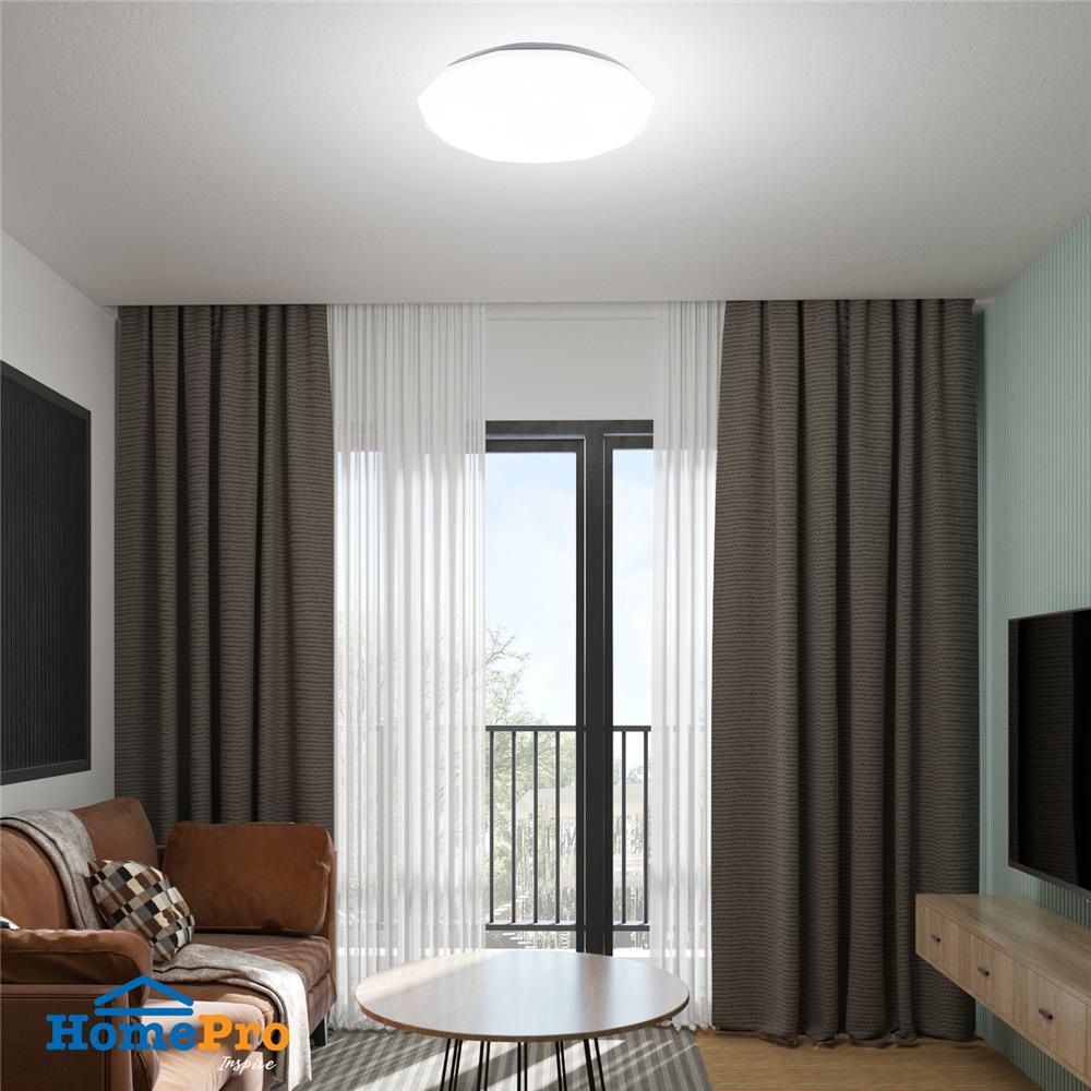 ไฟเพดาน LED CARINI ZY833-S 13 นิ้ว 24 วัตต์ DAYLIGHT สีขาว