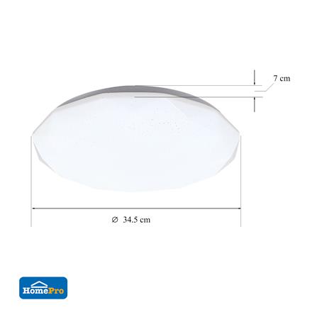 ไฟเพดาน LED CARINI ZY833-S 13 นิ้ว 24 วัตต์ DAYLIGHT สีขาว_6