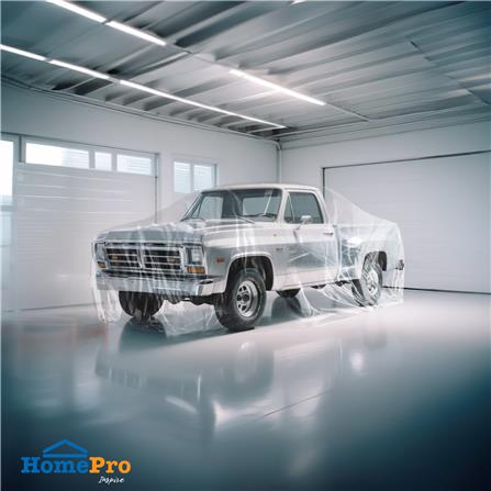 พลาสติกคลุมงานพร้อมยางยืด DEXZON 4.8x6.5 ม._2