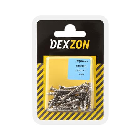 สกรูชิพบอร์ด TF DEXZON 7x1-1/4 นิ้ว 25 ตัว_1