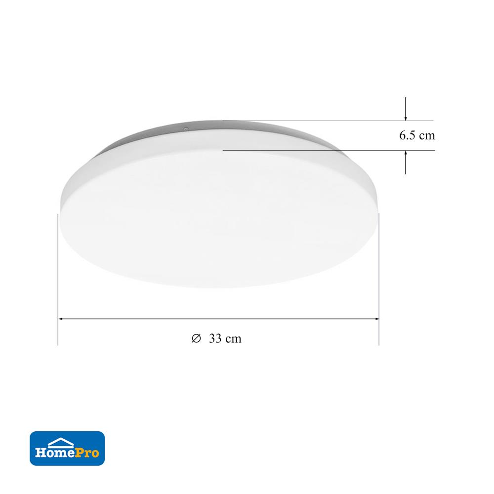 ไฟเพดาน LED CARINI ZY901-S 13 นิ้ว 24 วัตต์ DAYLIGHT สีขาว
