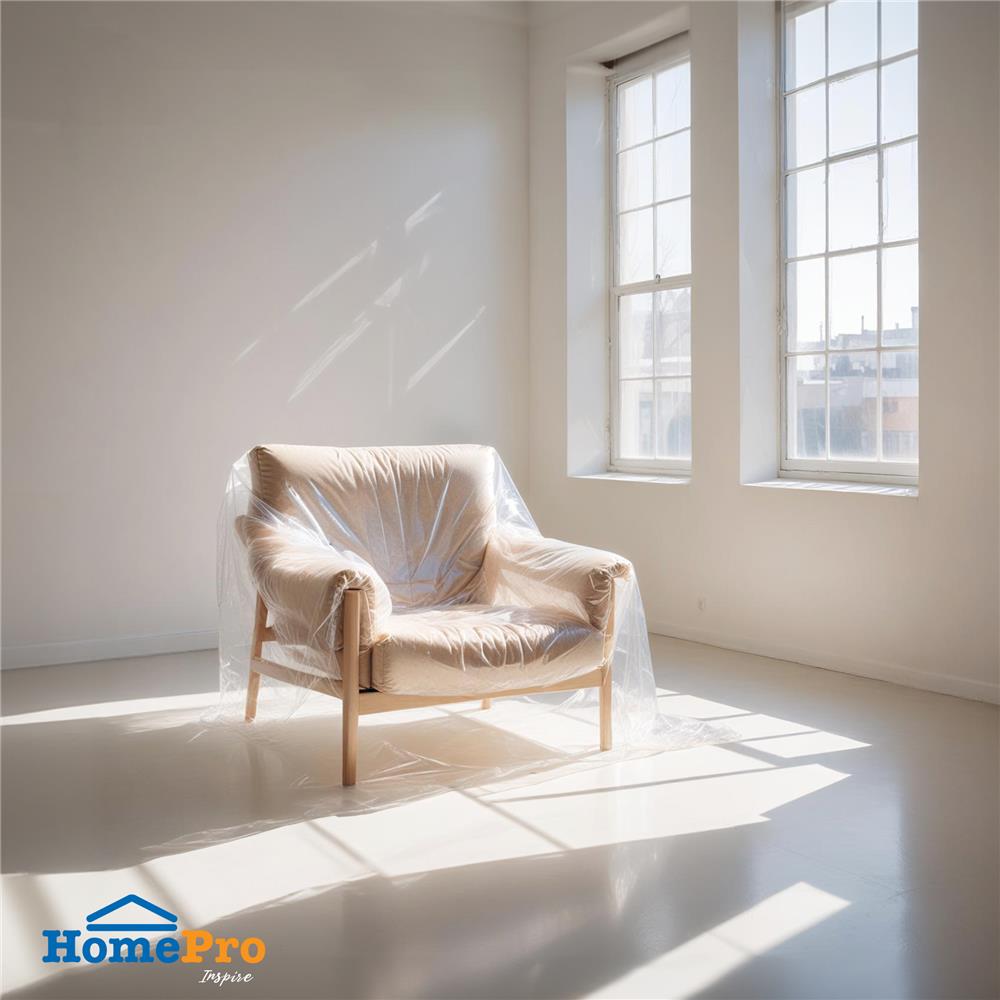 พลาสติกคลุมงานพร้อมยางยืด DEXZON 2x3 ม.