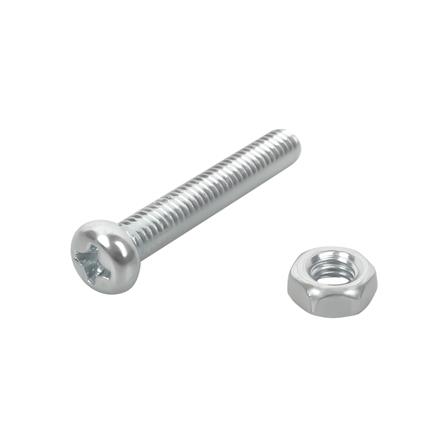 สกรูเกลียวมิลน็อต JP DEXZON 4X25 มม. 25 ตัว