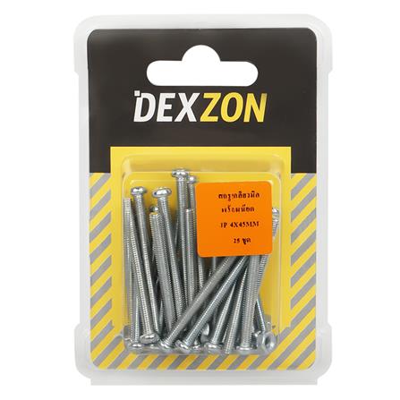 สกรูเกลียวมิลน็อต JP DEXZON 4X45 มม. 25 ตัว_1