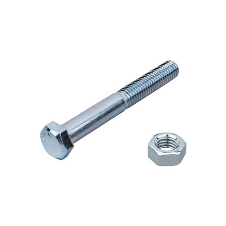 สกรูหัวหกเหลี่ยมพร้อมน็อต DEXZON  8X60 มม. 4 ชิ้น/แพ็ก