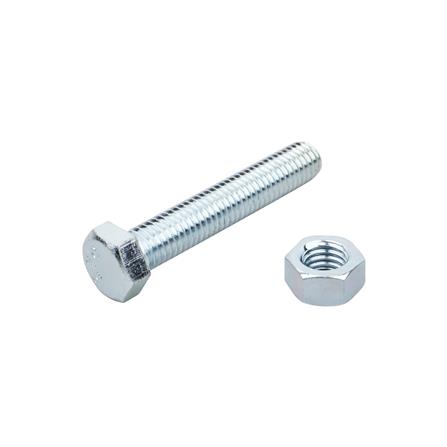 สกรูหัวหกเหลี่ยมพร้อมน็อต DEXZON 8X45 มม. 4 ชิ้น/แพ็ก