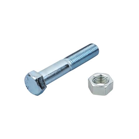 สกรูหัวหกเหลี่ยมพร้อมน็อต DEXZON 10X55 มม. 2 ชิ้น/แพ็ก