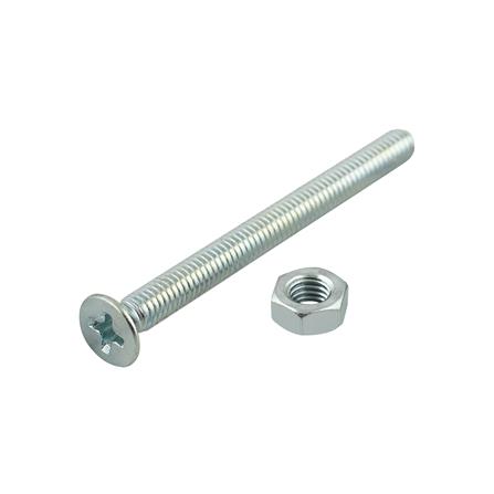 สกรูเกลียวมิลน็อต JF DEXZON 4X45 มม. 25 ตัว