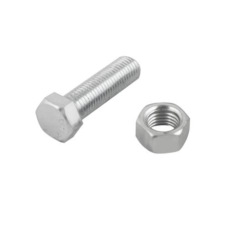 สกรูหัวหกเหลี่ยมพร้อมน็อต DEXZON 10X35 มม. 2 ชิ้น/แพ็ก