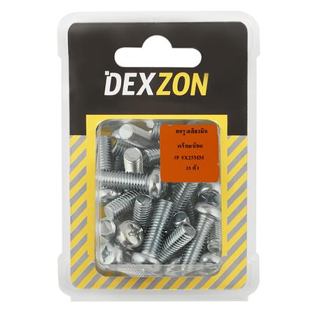 สกรูเกลียวมิลน็อต JP DEXZON 8X25 มม. 25 ตัว_1