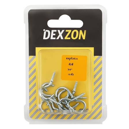 สกรูหัวห่วงตัวซี DEXZON 3/4 นิ้ว_1