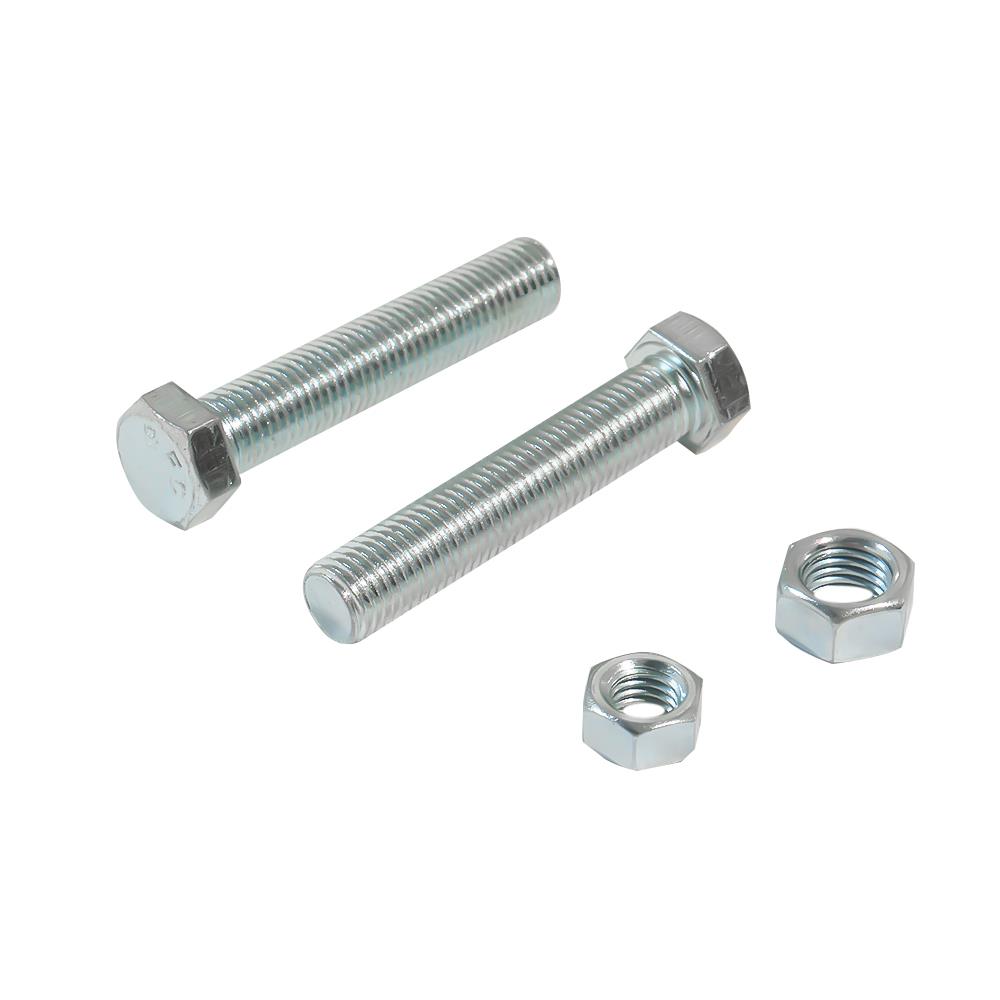 สกรูหัวหกเหลี่ยมพร้อมน็อต DEXZON 10X50 มม. 2 ชิ้น/แพ็ก