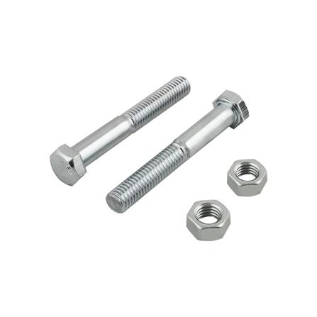 สกรูหัวหกเหลี่ยมพร้อมน็อต DEXZON 8X55 มม. 4 ชิ้น/แพ็ก