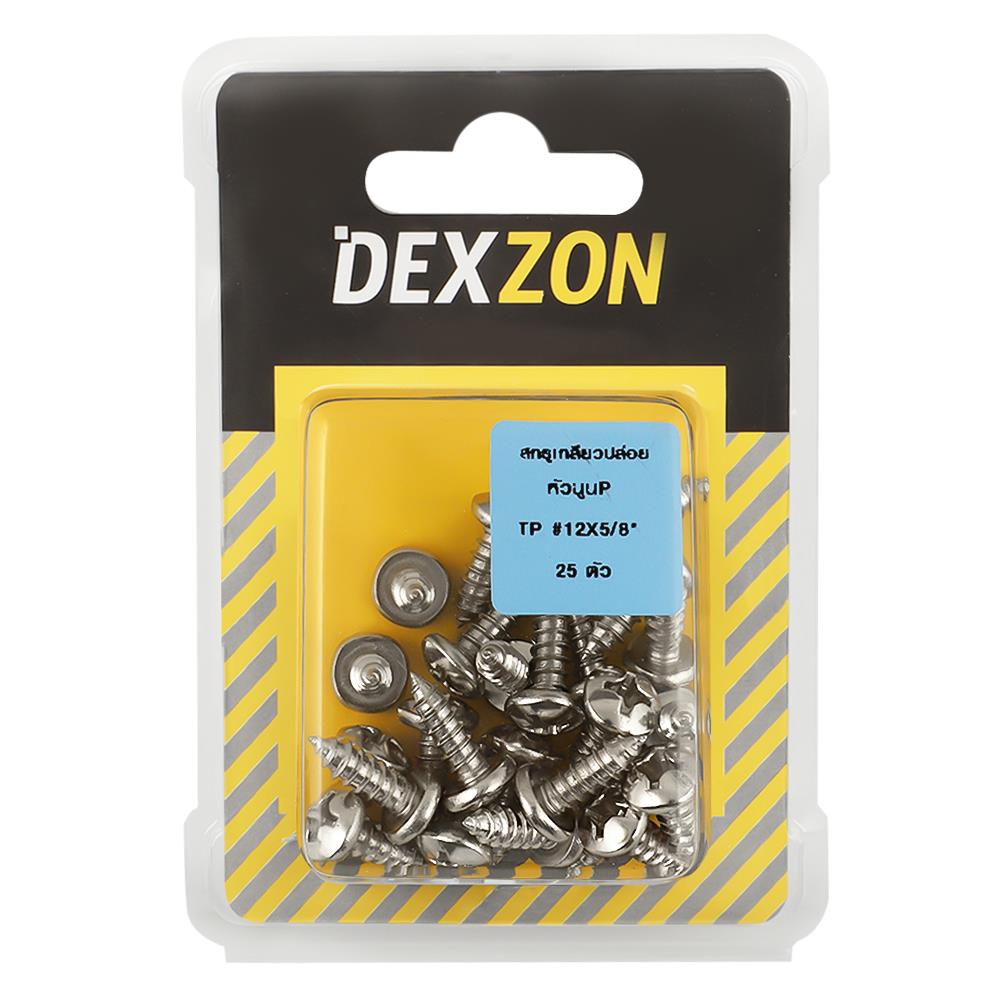 สกรูเกลียวปล่อย TP DEXZON 12X5/8 นิ้ว 25 ตัว