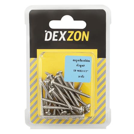 สกรูเกลียวปล่อย TP DEXZON 6X1-1/2 นิ้ว 25 ตัว_1
