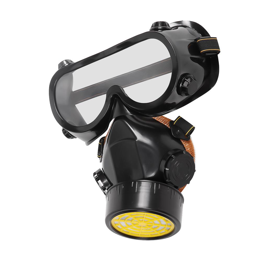 หน้ากากครึ่งหน้า DEXZON ไส้กรองเดี่ยวพร้อมแว่น