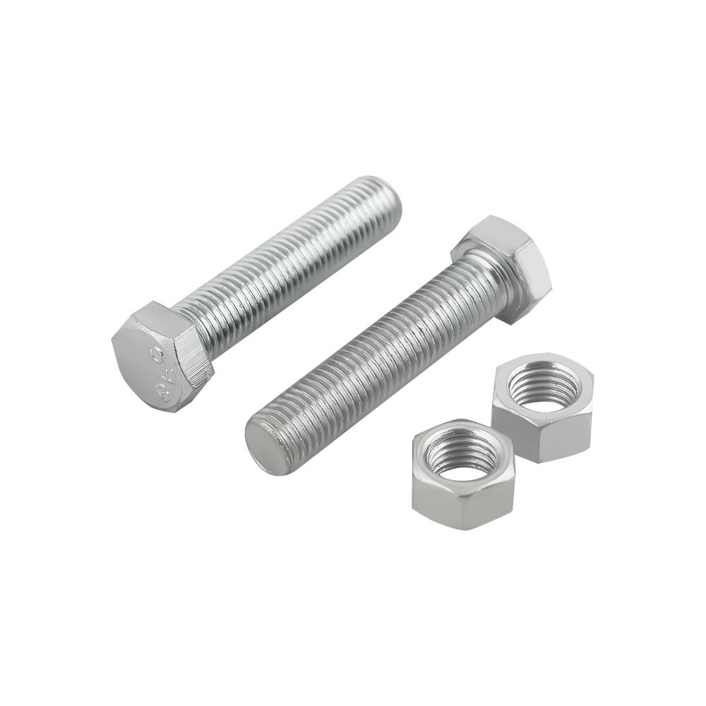 สกรูหัวหกเหลี่ยมพร้อมน็อต DEXZON 10X45 มม. 2 ชิ้น/แพ็ก