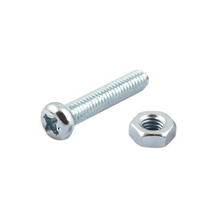 สกรูเกลียวมิลน็อต JP DEXZON 4X18 มม. 25 ตัว