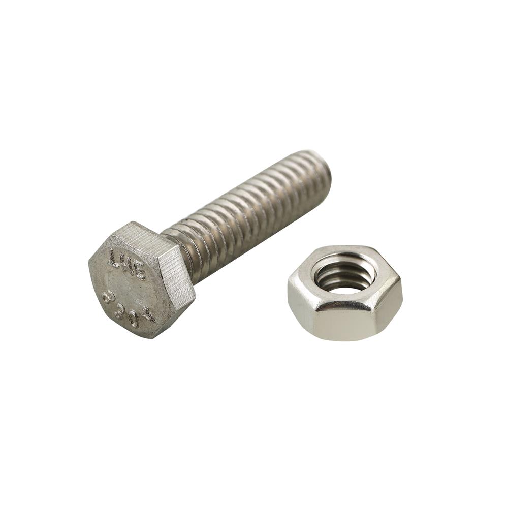 สกรูหัวหกเหลี่ยม DEXZON 1/4 นิ้วX1 นิ้ว 5 ชิ้น/แพ็ก