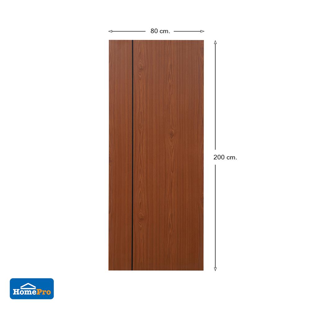 ประตูภายในเมลามีน AZLE L1 80X200 ซม. สี OAK-TEAK